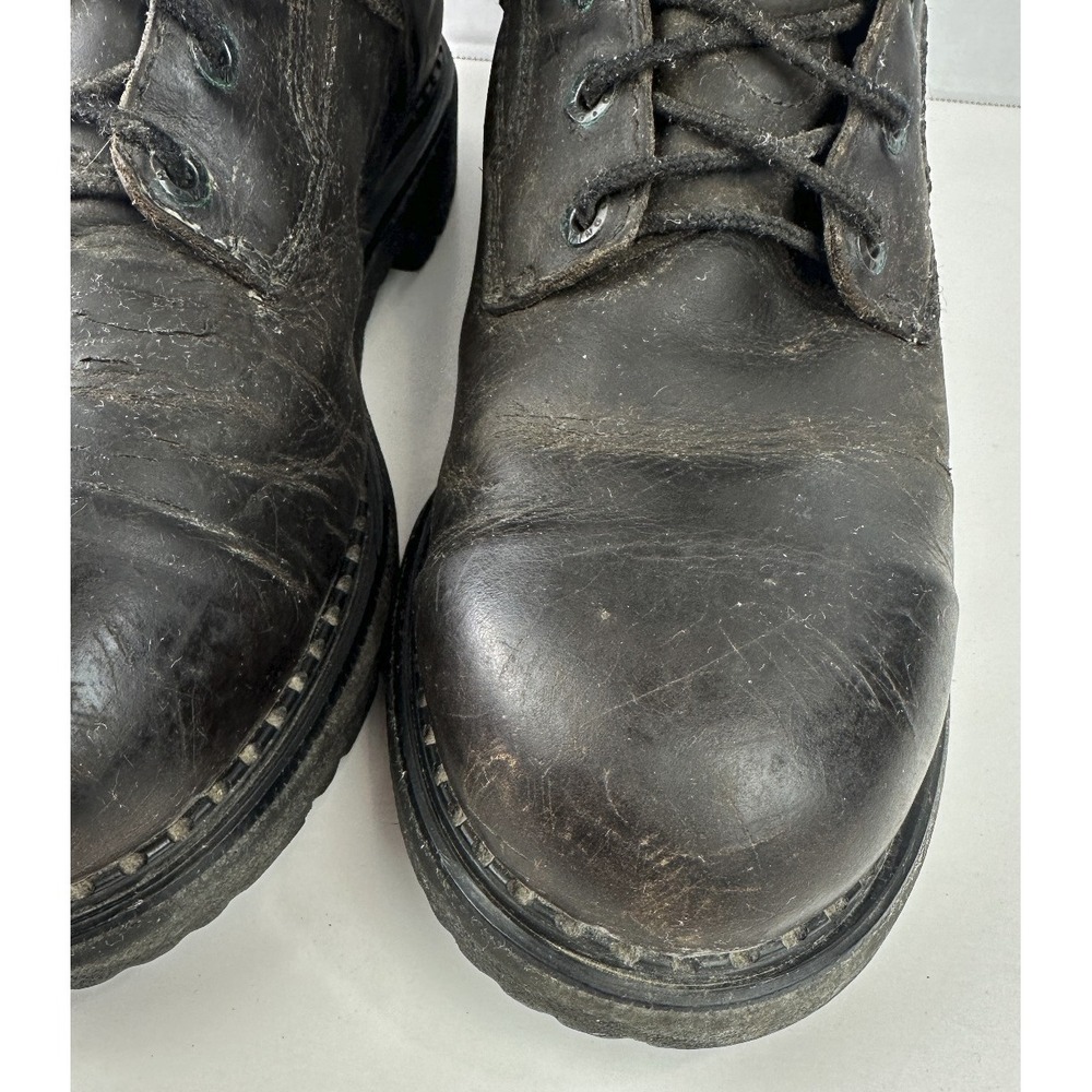 Distressed Red Wing 414 EH Work Boots Brown Leather Men's Size 11 D USA Made - Picture 9 of 16